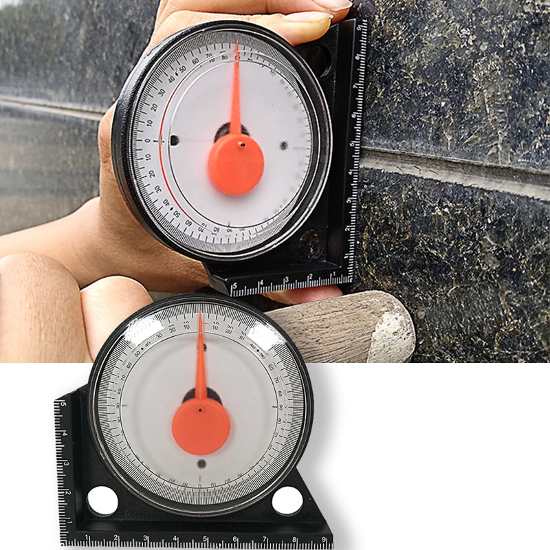 1pc Slope Inclinometer Angle Finder Protractor Tilt Level Meter Clinometer With Magnetic Base Slope Measuring Tools