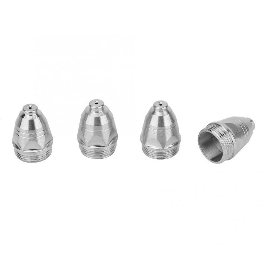 10Pcs 1.1/1.3/1.5/1.7mm P80 Electrode Nozzle Air Plasma Consumable Metal Cutter Kit Cutting Torch Nozzle Silk Electrode Tip Set