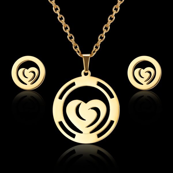 Rinhoo Mom Daughter Stainless Steel Leather Chain Necklace Charm Gold Pendant Necklaces Female Jewelry Mother&#39;s Day: 18