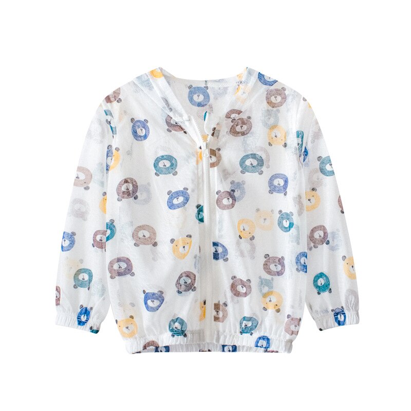 Felpa per bambini con cerniera 2021 nuova protezione solare estiva felpe con cappuccio per bambini cappotto abbigliamento per bambini