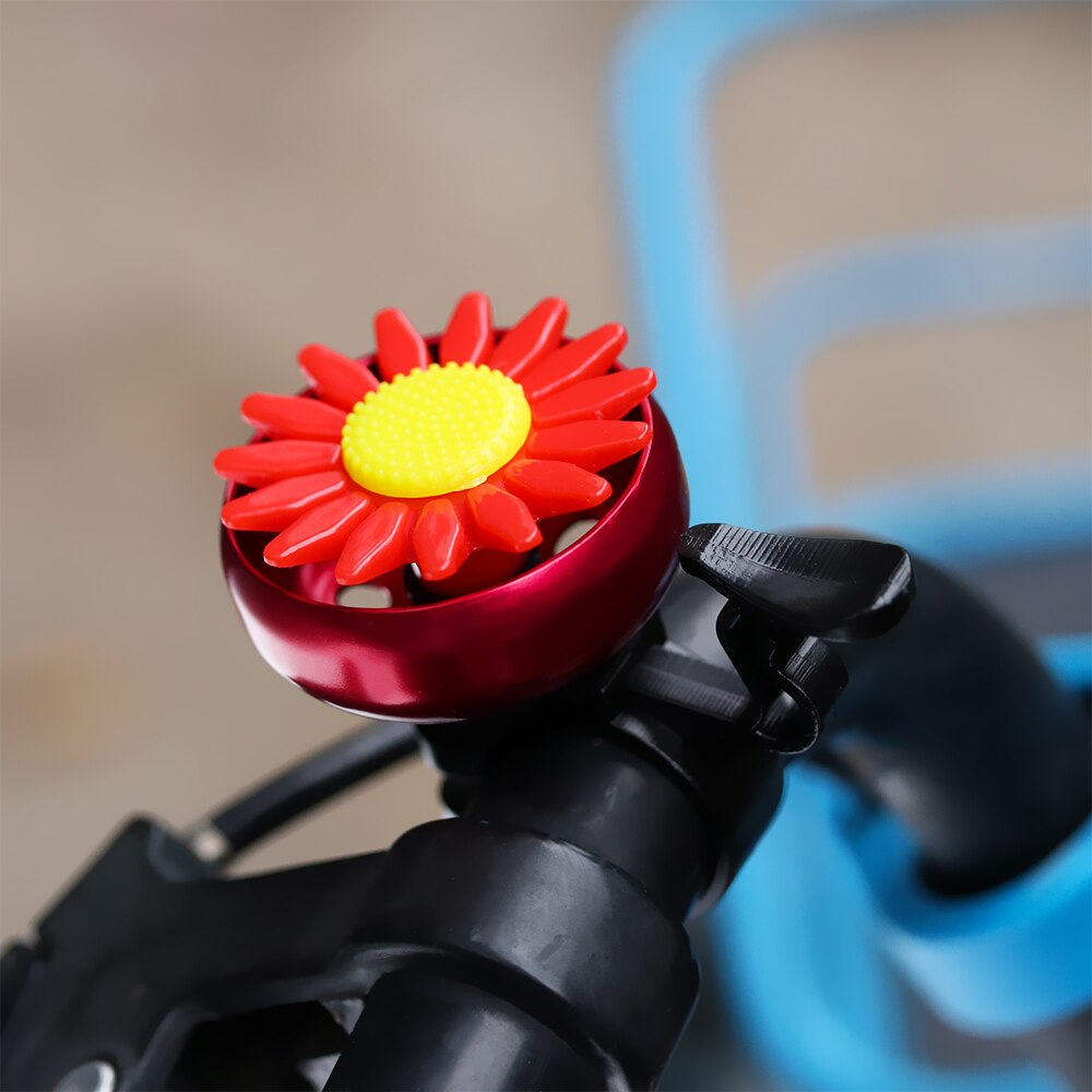 Multi-color Kids Funny Bicycle Bell Daisy Flower Horns Bike Children Girls Cycling Ring Alarm For Handlebars Alloy Plastics