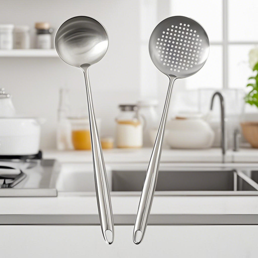 Espátula wok de aço inoxidável para alimentos, utensílios de cozinha de metal com fenda, colher, concha, conjunto de utensílios, acessórios de cozinha, ferramentas de cozinha: Cinza escuro