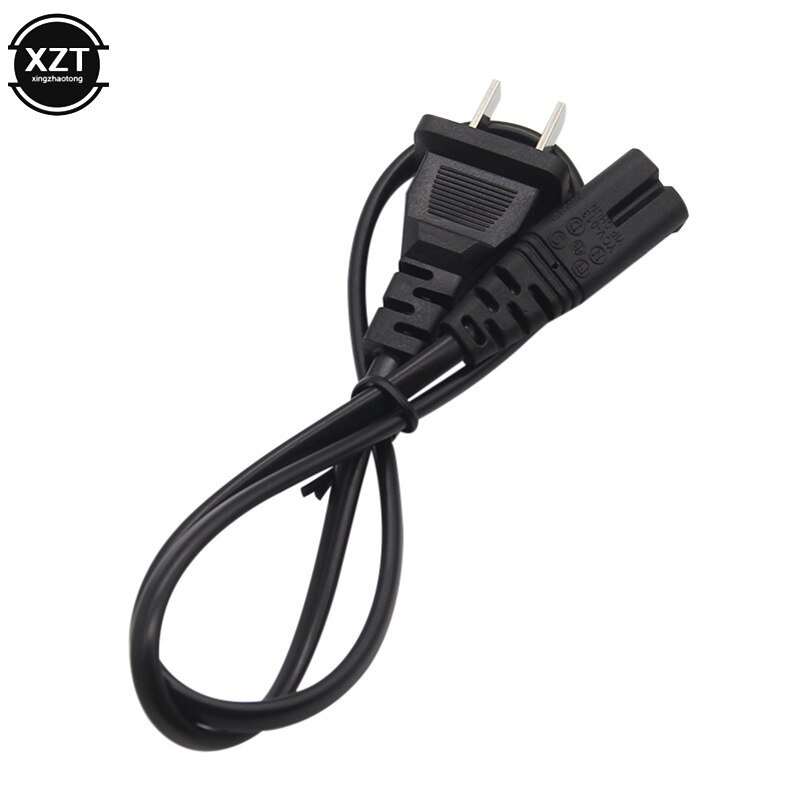 IEC 2ft 2-Prong 2 Pin AC US plug Voeding Cable Lead Wire oplaadkabel Cord voor Desktop Laptop PS2/3/4