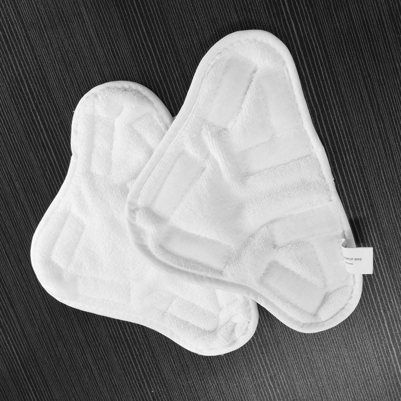 Triangular Microfibre Steam Mop Washable Replacement Pads for X5 H20 Household Velcro Cleaning Cloth Cleaner Mop Accessories 1pc