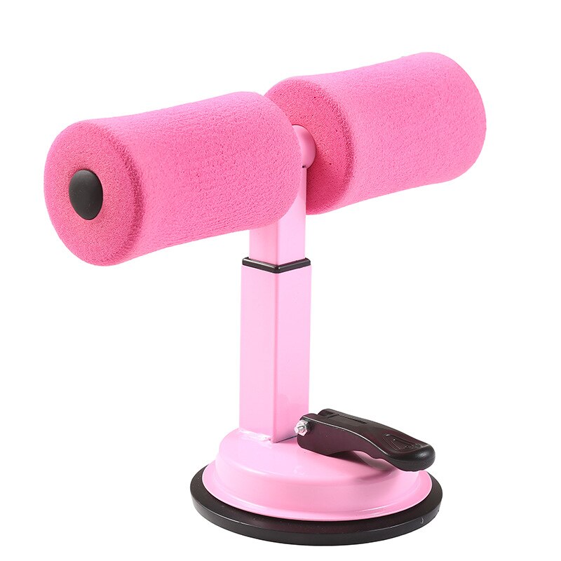 Get Up And Abdomen Sit Up Aid Self-Suction Fitness Equipment Portable Abdominal Crimp Strength Trainer Home Gym Muscle Training: Pink