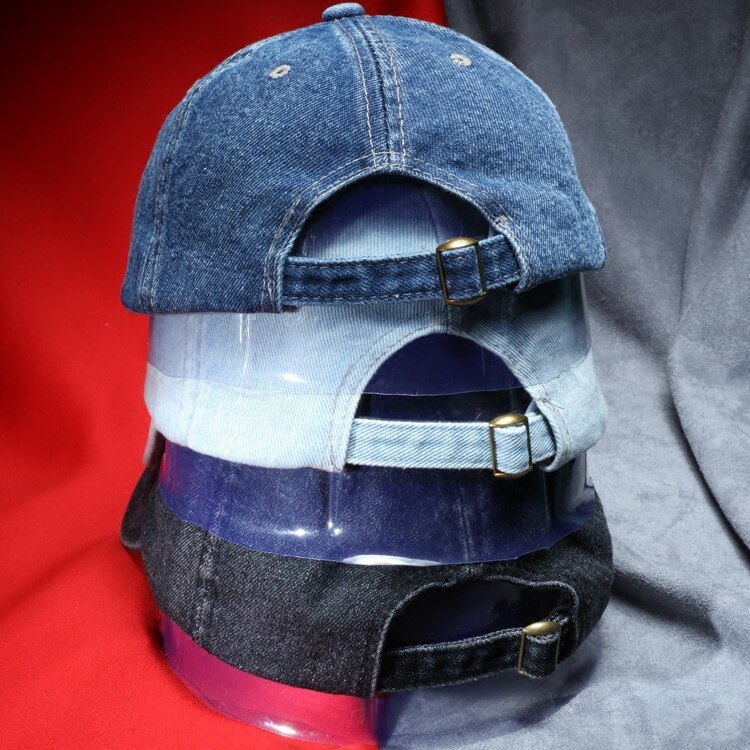 Mannen Denim Baseball Cap Effen Kleur Casual Jeans Hoed Vrouwen Blank Caps Pet De Baseball Hommes