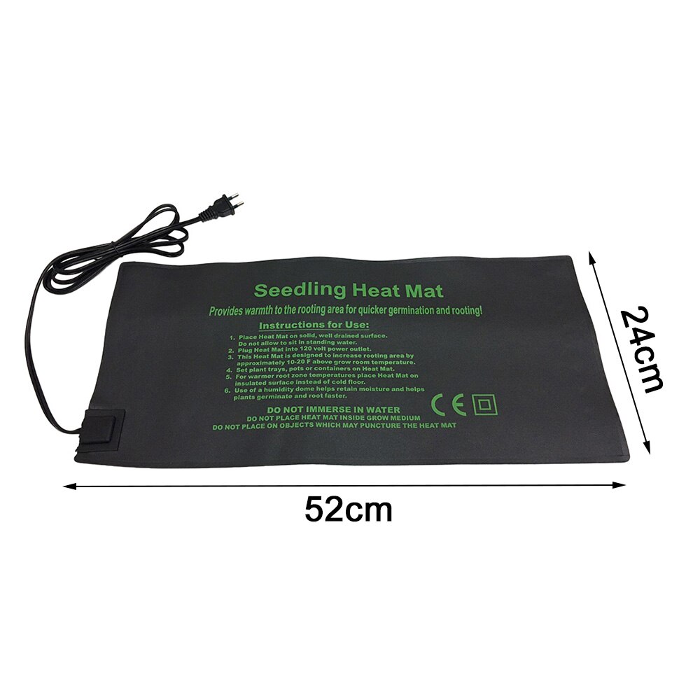 Hydroponic Heating Pad Plant Heating Mat EU/US Plug 110V/220V Warm Pad Mat Plant Seed Garden Tool Clone Starter Pad