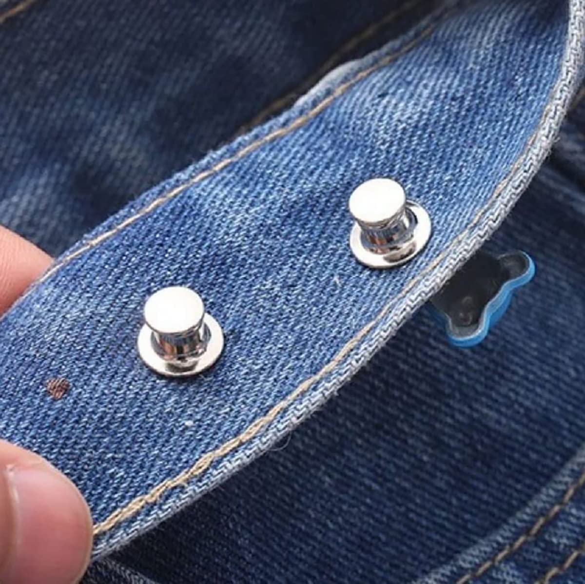 boton pantalon ajustable botones ajustables para jeans Pin de botón de ajuste de cintura de oso para mujer, hebilla de cintura de oso, Pin de botón de Jean desmontable para falda, pantalones vaqueros, , 1Pc