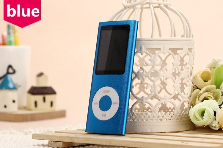 MPLSBO Slim MP3 MP4 Music Player 1.8 pollice Schermo LCD 16 GB 32 GB di Memoria FM Radio Video Player con Availabe: Blu / 32GB