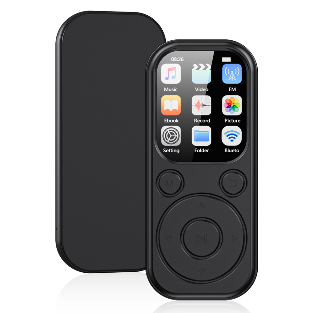 Walkman MP4 5.4 Compatible Bluetooth, écran IPS de 2.01 pouces, lecteur Audio Portable, prise en charge de l'enregistrement Radio FM, E-Book: DVD-R/RW