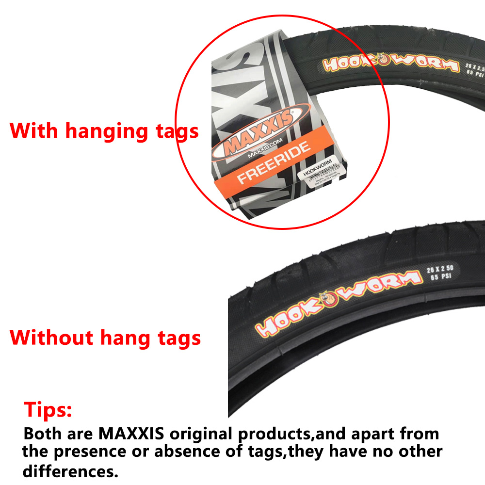 MAXXIS HOOKWORM Steel Wire Tire 20x1.95 110 PSI 24x2.5/26x2.5/29x2.5/27.5x2.5 65 PSI URBAN FREERIDE Original MAXXIS Bicycle Tire