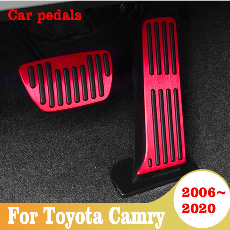 Auto Gaspedaal Gas Rem Voetsteun Pedalen Non Slip Pad Cover Case At Voor Toyota Camry 2006 Accessoires