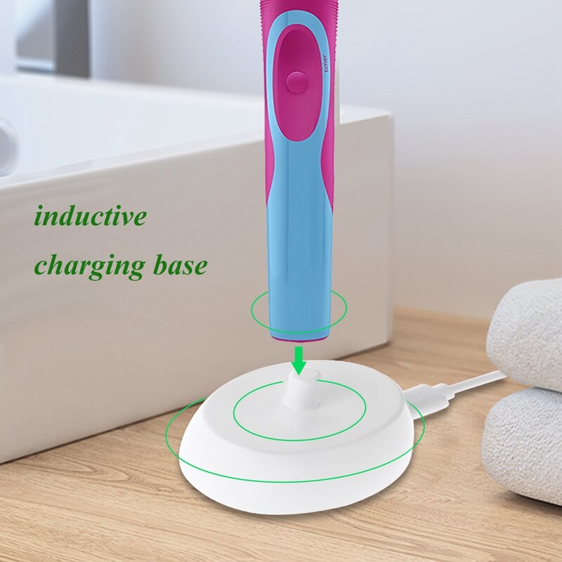 Voor Braun Oral B Tandenborstel Vervanging Lader Voeding Inductieve Opladen Houder Model 3757 Usb Kabel