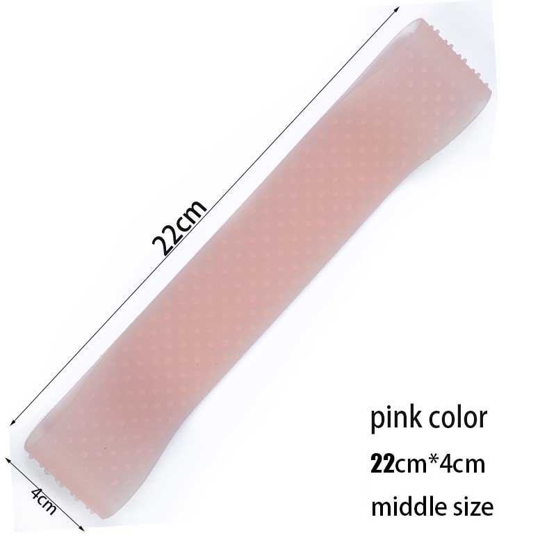 4 kleuren - gevormde pruik elastische band kant pruik grip haarband voor pruiken flexibele siliconen pruiken hoofdband antislip: Rozemidden