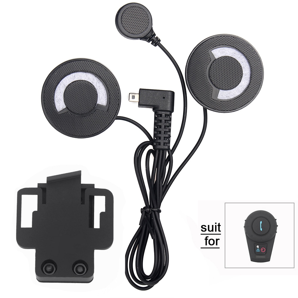 FM Radio+1 pcs BT Interphone Bluetooth Intercom Headset Full Duplex intercomunicador bluetooth For 3 Rider 500M Intercom