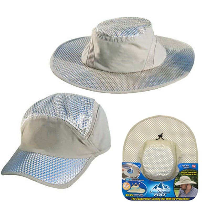 Arctic Hat Cooling Ijs Zonnebrandcrème Hydro Cooling Emmer Hoed Met Uv-bescherming Houdt Je Koel Beschermd