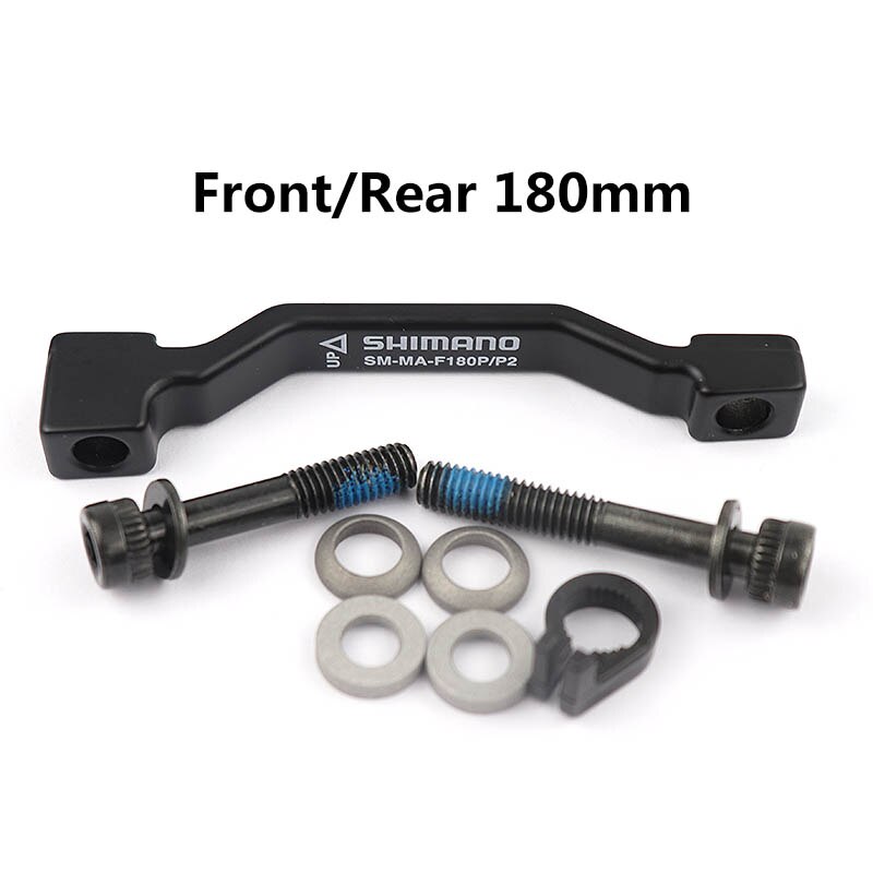 SHIMANO-Adaptador de freno de disco Original, soporte de freno de disco Pilar PM A para Rotor de 180mm y 203mm, RT86, RT81, RT56, shimano F180P/P2, F203P/P: SM-MA90-F180PP2