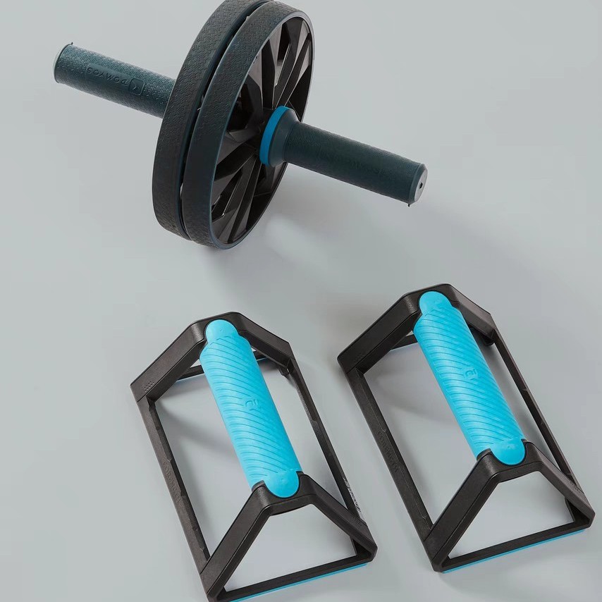 2 piezas de barras de realce, equipo de Fitness, manijas de flexiones, entrenamiento de suelo para hombres y mujeres, soportes de ejercicio de realce, manijas de realce de suelo