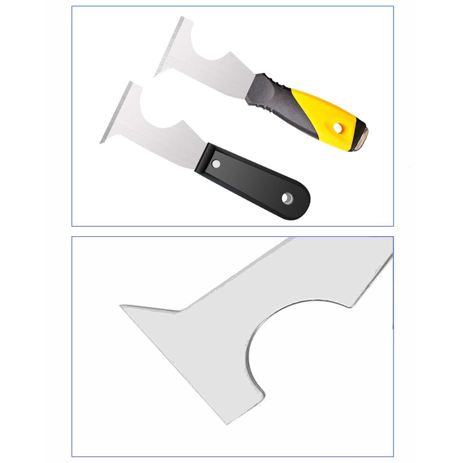Mini Stainless Steel Putty Knife Construction Tools Polish Blade Putty Knife Paint Scraper Practical Gadget Hand Tools