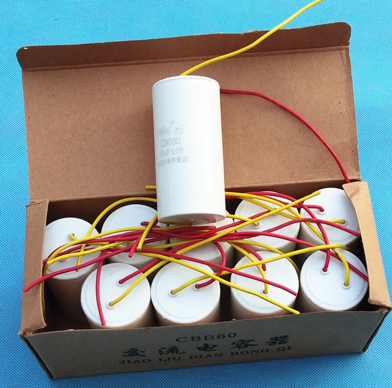Cbb60 Washing Machine Electric Capacity Capacitor Spin-Dry Dewatering Pump Starting Capacitor Accessories