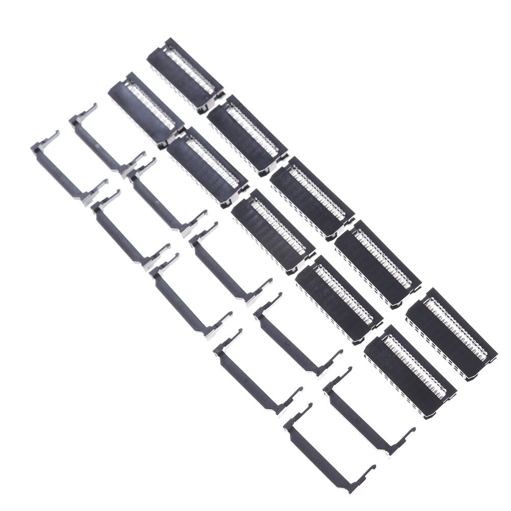 20 Pin Female Header FC-20 2.54 Mm Pitch Socket Skillful Manufacture IDC Connector 10PCS/set
