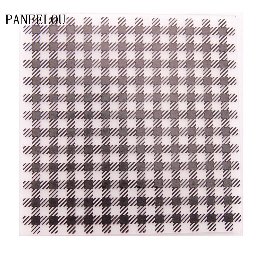 15x15cm Raster linien Präge ordner Kunststoff Für Scrapbooking DIY Vorlage Fondant Kuchen Fotoalbum Karte, Der