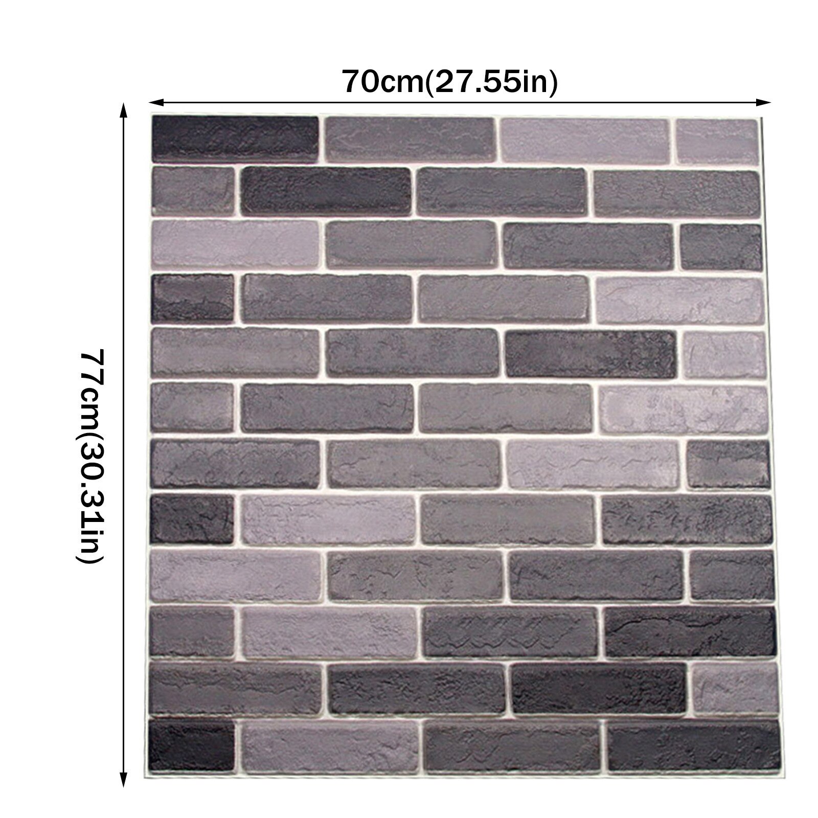 3D Foam Tile Wall Sticker Wallpaper Decor Foam Waterproof Wall Covering Wallpaper Self-Adhesive 3D Brick Sticker Foam Wallpaper: G