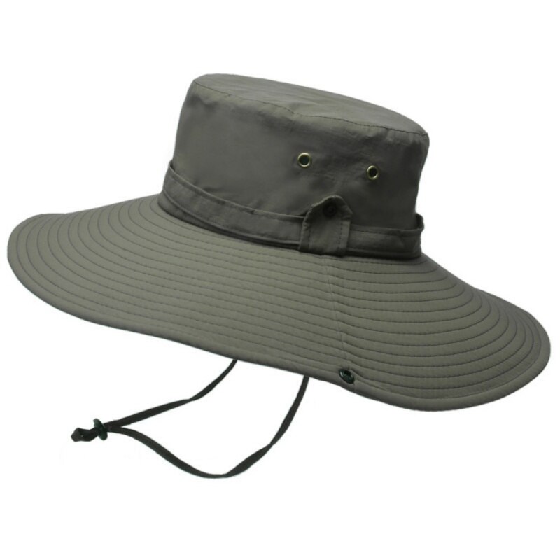 Summer Breathable Sunscreen Hats Outdoor Wide Brim Bucket Hats For Fishing Sun Protection 50+UPF Bora Boonie Hat Outdoor tool: JG