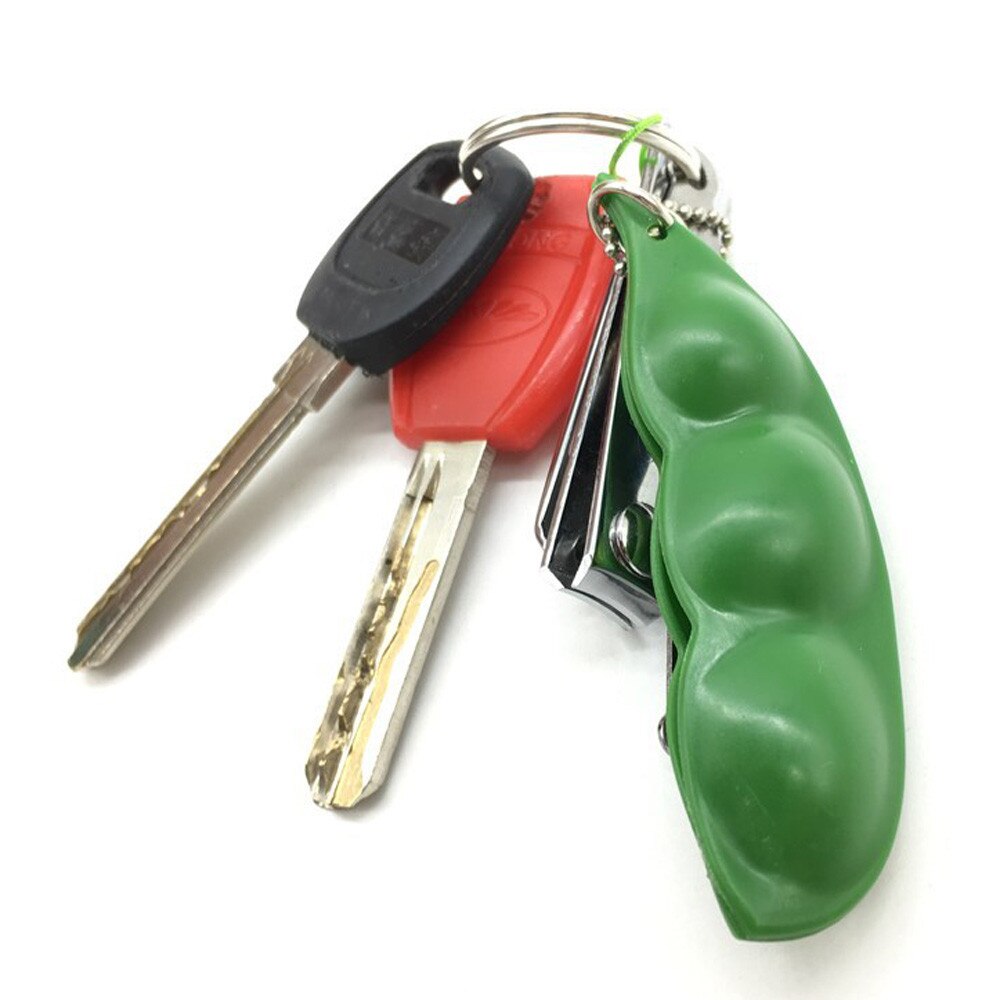 Lustige Bohnen Squishy quetschen Erbsen Edc Zappeln Spielzeug Anhänger Keychain Anti betonen Linderung Ball Spielereien Neuheit Kind Dekompression Spielzeug