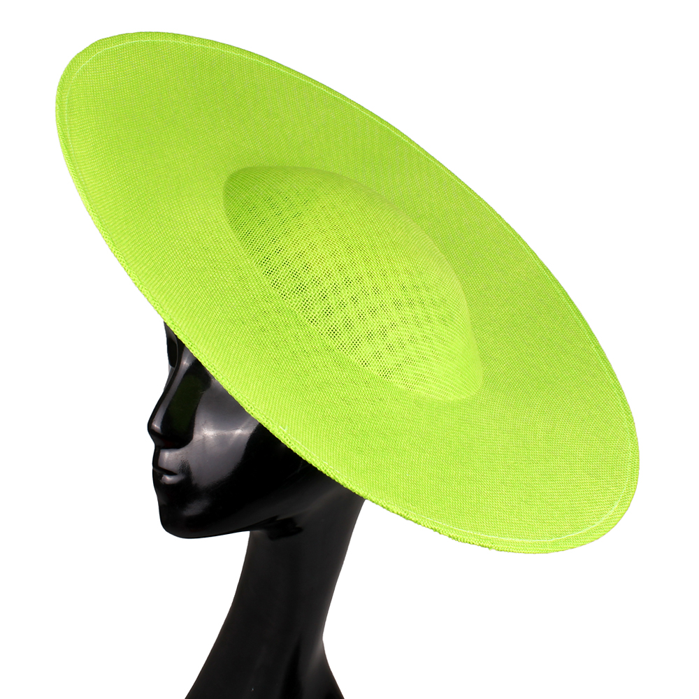 Big Top Hat 40 CM Size Women Party Dinner Deby Cocktail Ladies Chapeau Cap Bride Wedding Fascinators Base DIY Hair Accessores