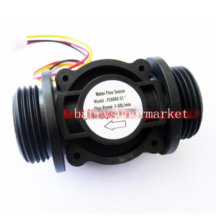 Water Flow Sensor Switch Fuel Flow Meter Swimming Pool Water Meter Sensor Flowmeter Water Sensor Counter Indicator DN25