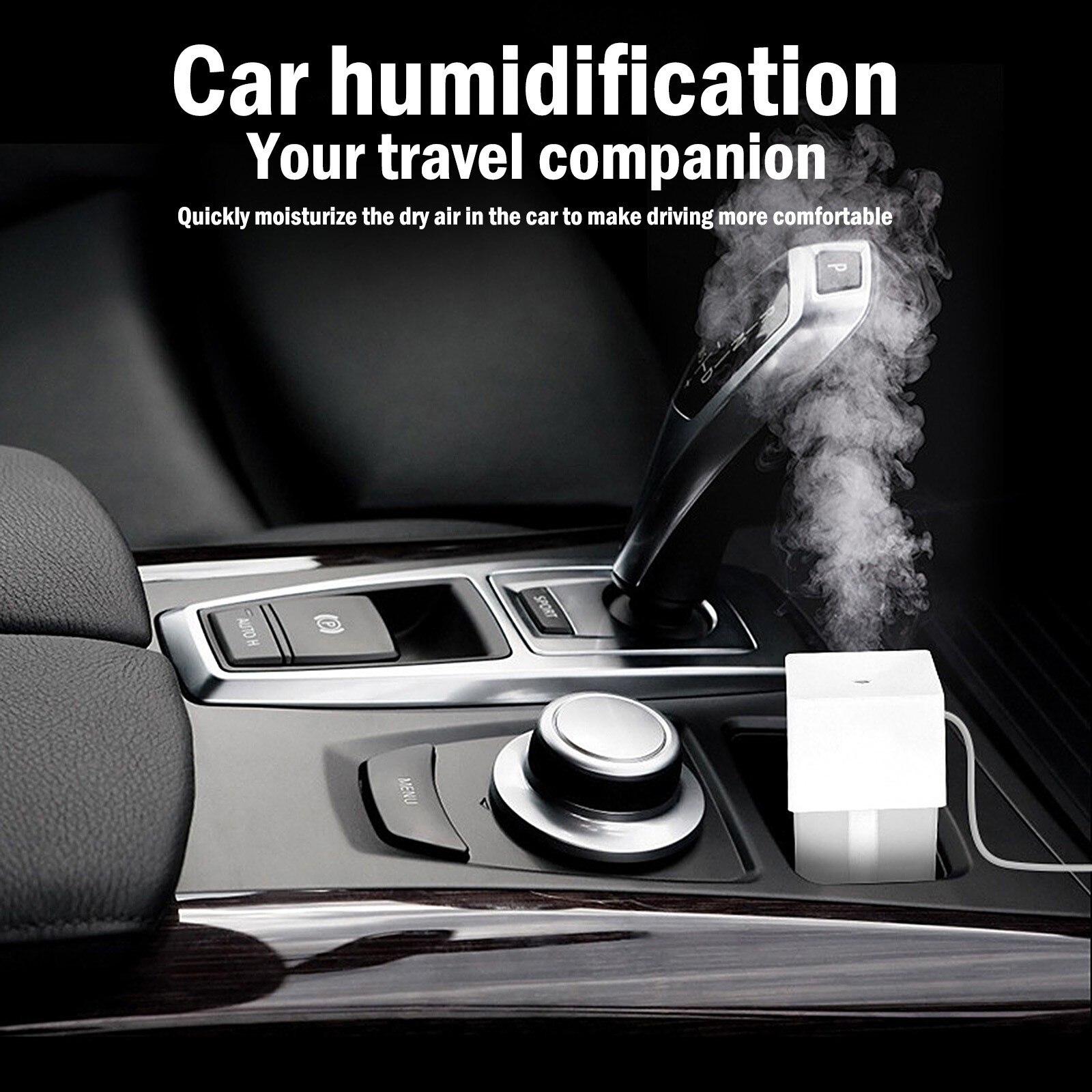 220ml Usb Charging Humidifier Led Night Light Display Home Air Purifier Two Mode Adjuster Air Humidifier For Smart Home