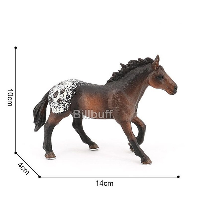 2022 Simulatie Dier Effen Hengst Paard Model Paard Racing Action Figure Speelgoed Cognitie Vroege Onderwijs Speelgoed Voor Kinderen