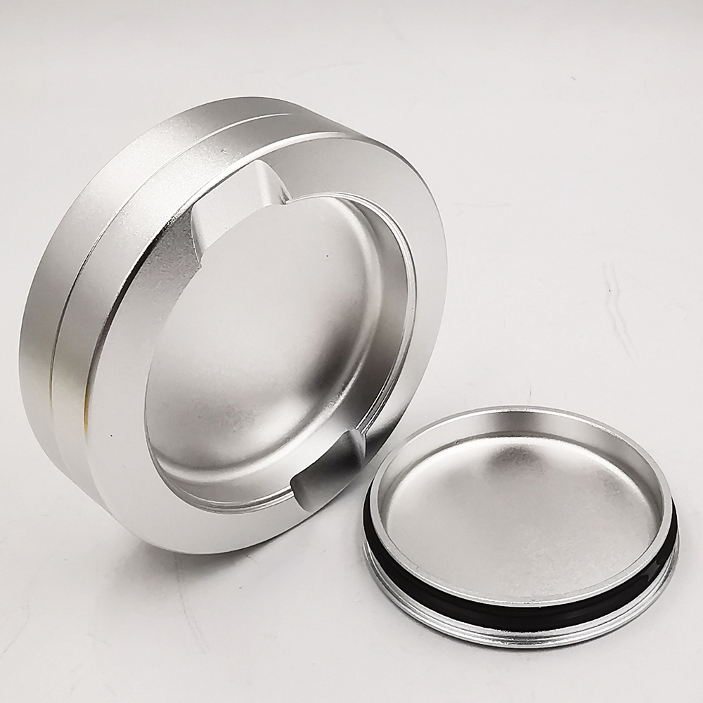 Zyn metallburk 72mm behållare förvaringsplåt snusdosor aluminium svart färg 3 lager snusdosa cnc metall för snus