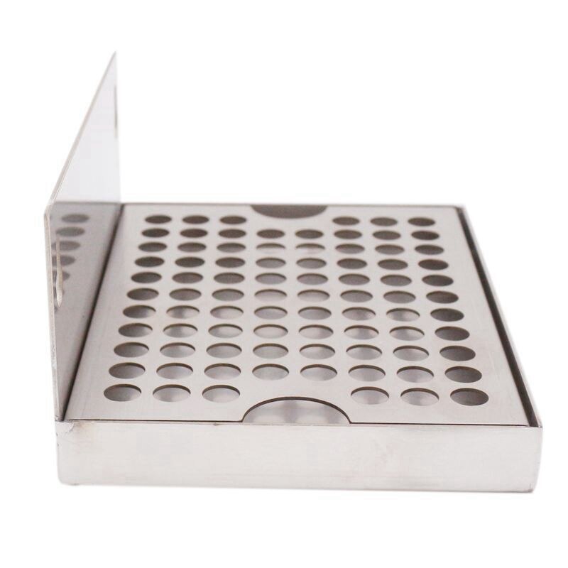 Wall Mount Beer Drip Tray No Drain 304 Stainless Steel Homebrew Kegging Draft Beer