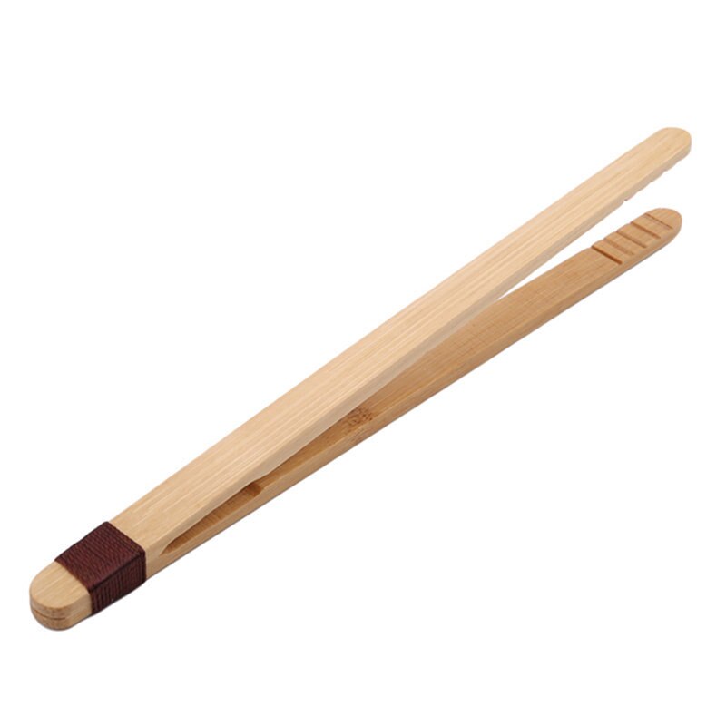 Chinese Bamboo Tea Clips Candy Fruit Salad Small Tools Food Tongs Kitchen Utensils With String Tea Cookie Anti-scalding Tea Clip