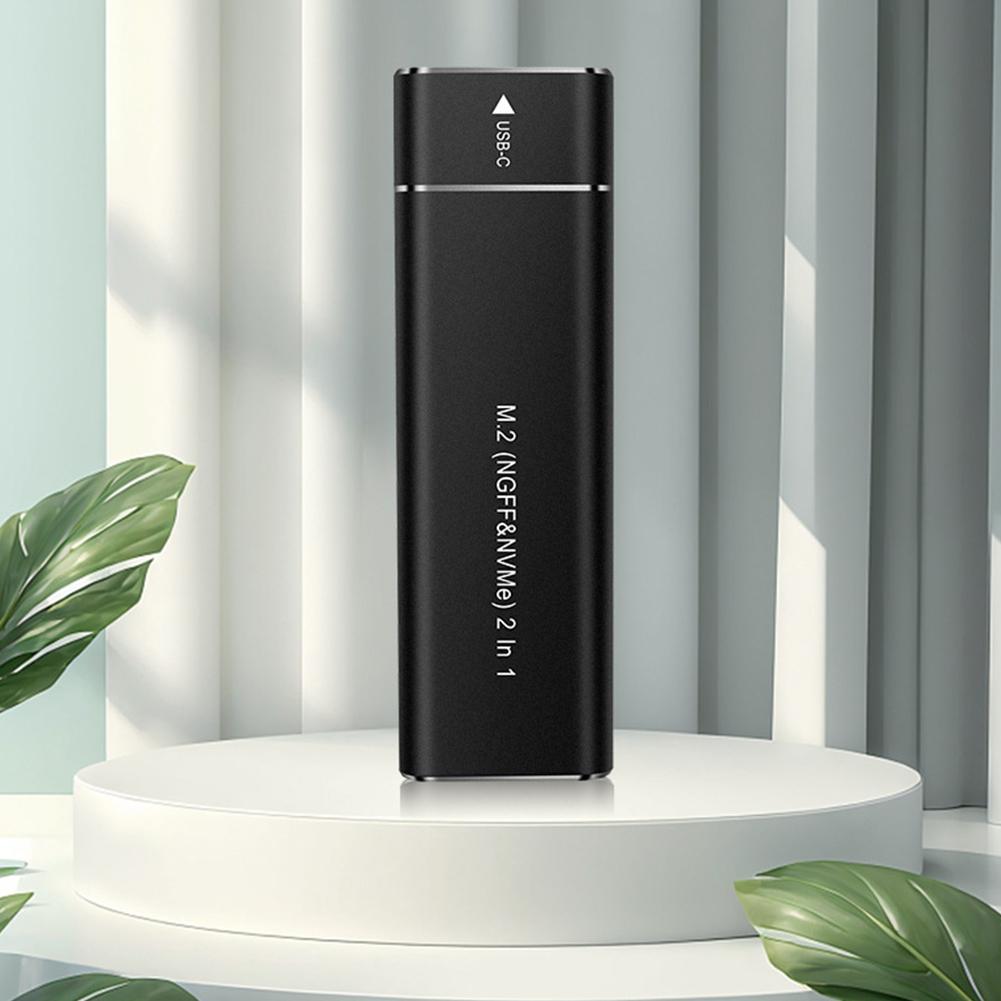Obudowa Dual Protocol M2 SSD M.2 NVMe SATA Adapter do dysków SSD 10Gbps USB 3.1 TypeC Zewnętrzna obudowa Obsługuje dyski SSD Aluminiowa obudowa