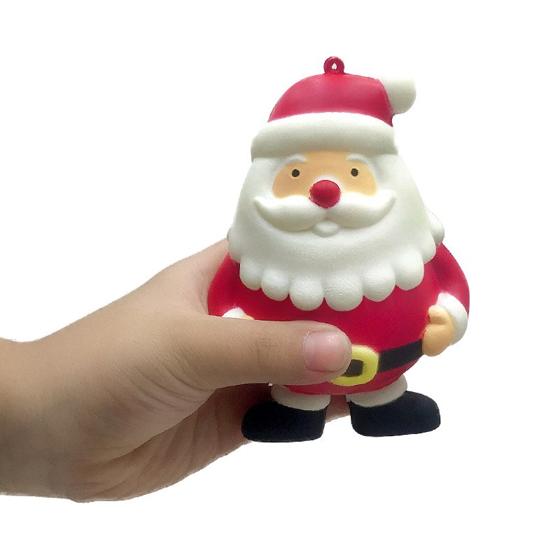 Aankomst Kawaii Kerstman Squishy Langzaam Stijgende Squeeze Speelgoed Voor Kids Baby Grownups Decompressie Speelgoed 10*7 cm