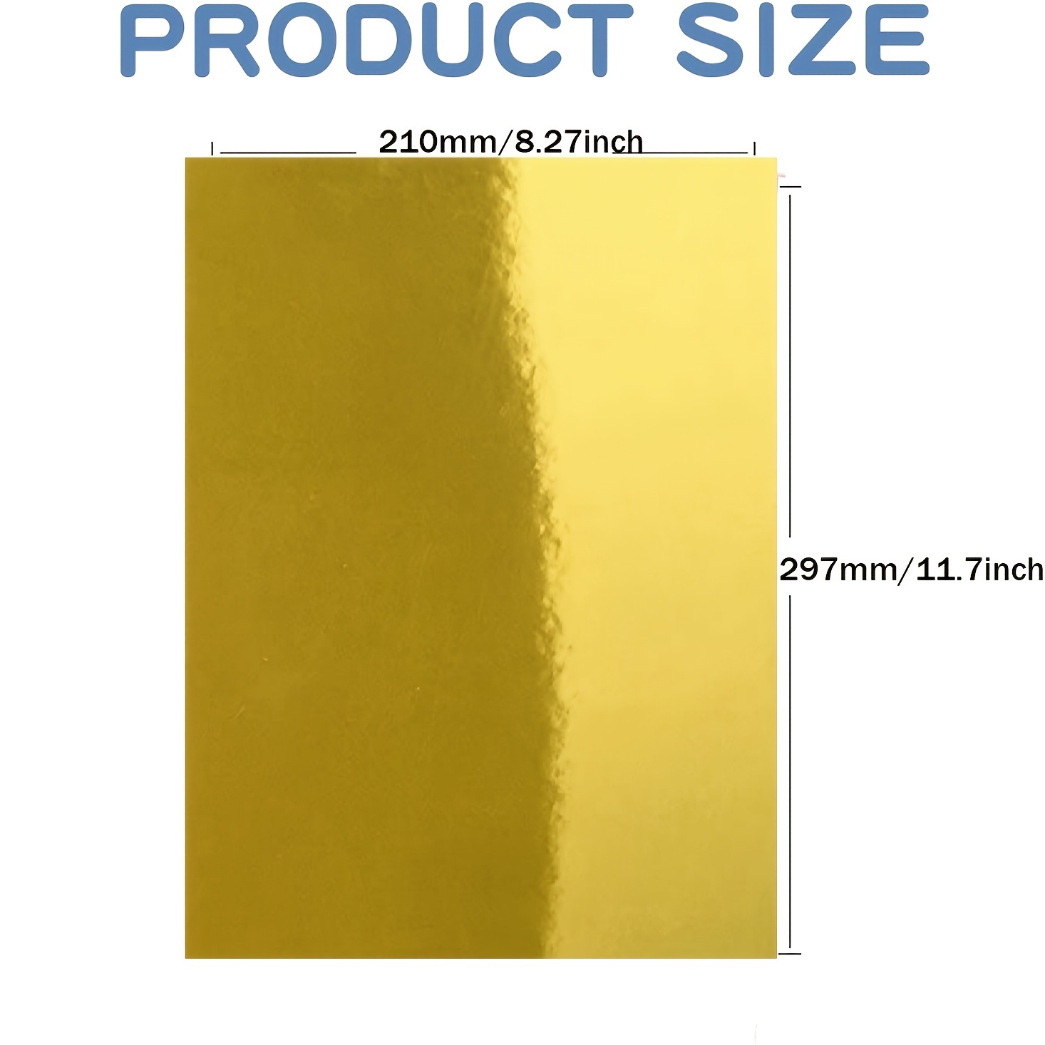 Hojas estacionarias de papel metálico dorado/plateado, 10 Uds., tablero de lámina dorada para flores, manualidades para álbumes de recortes, invitación de boda