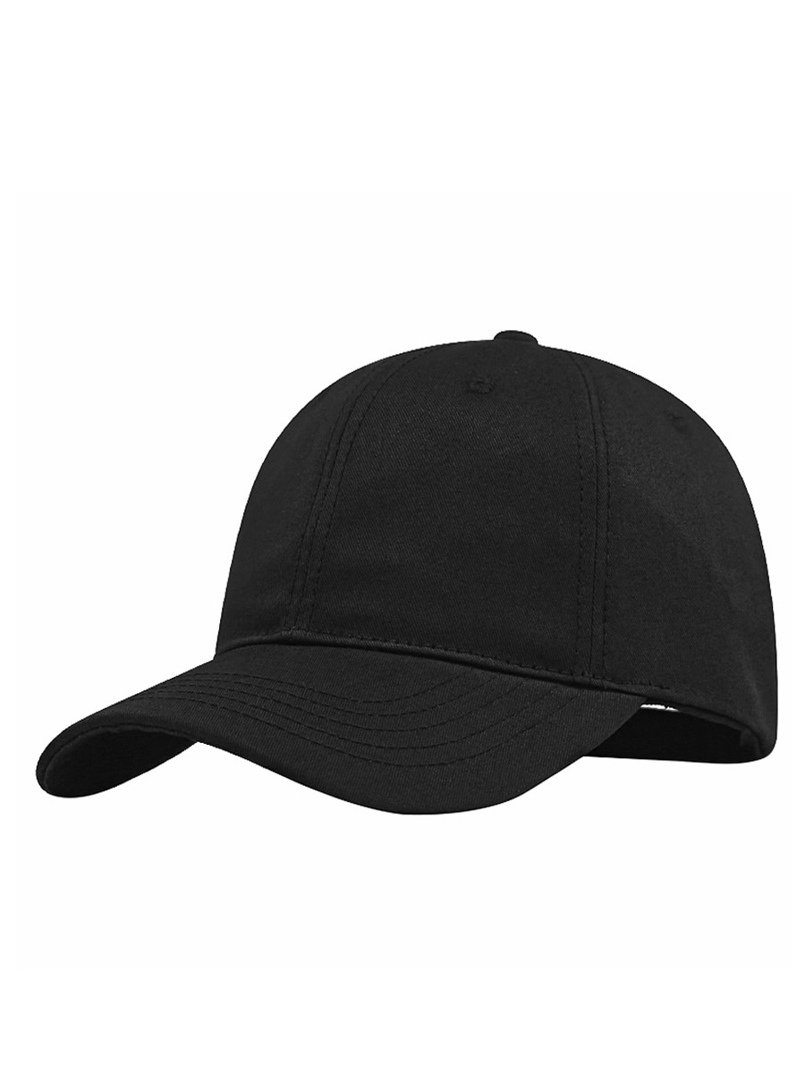 Stort hode mann stor størrelse baseballhatter sommer utendørs solhatt menn bomull pluss størrelse sport cap 56-60cm 61-68cm