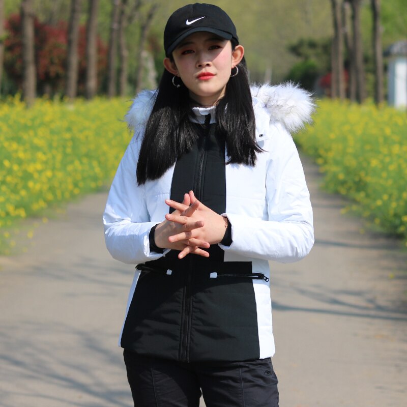 (Gebrochen Code) futter Baumwolle gefütterte Jacke frauen Herbst Und Winter Sport Und Freizeit Mit Kapuze Winddicht Wärme Und Baumwolle Jacke