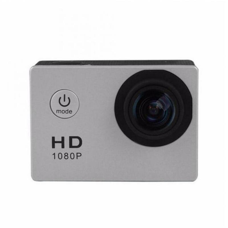 Actie Camera Onderwater Waterdichte Sport Dv Camera Met Lcd-scherm Video Opname 140 Graden Groothoek Cam: silver