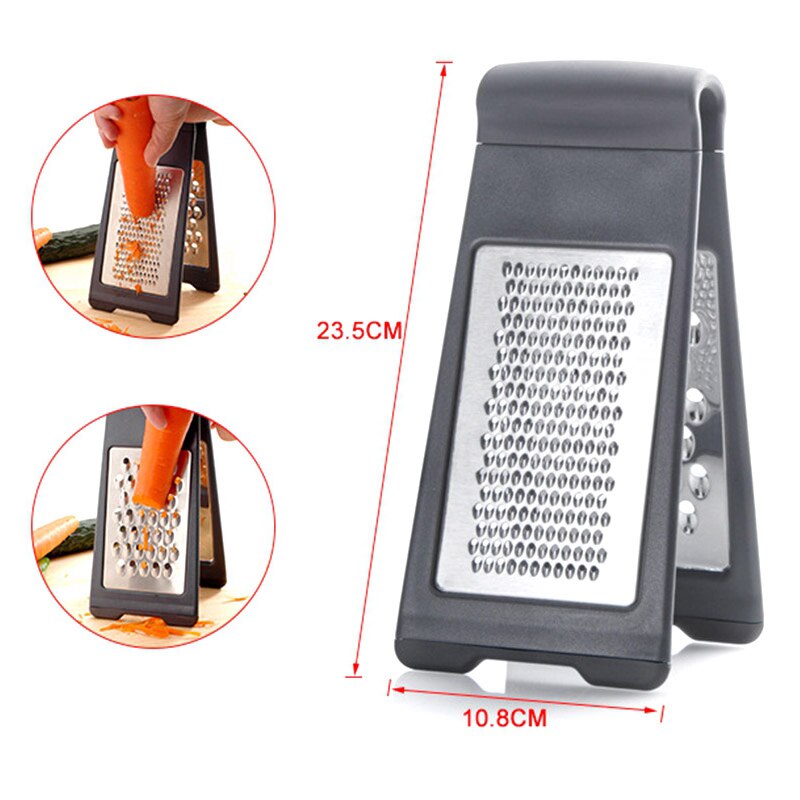Stainless Lemon Cheese Grater Vegetable Zester Two Fold Grater Peeler Slicer Kitchen Tool Gadgets Fruit Vegetable Chopper