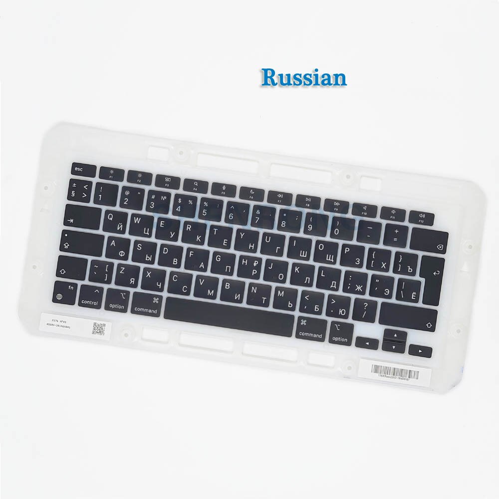 Laptop A2337 Keycaps Keys Cap US*French*Russian*Spanish For Macbook Air Retina 13" M1 A2337 Key Cap Keyboard EMC 3598: GOLD