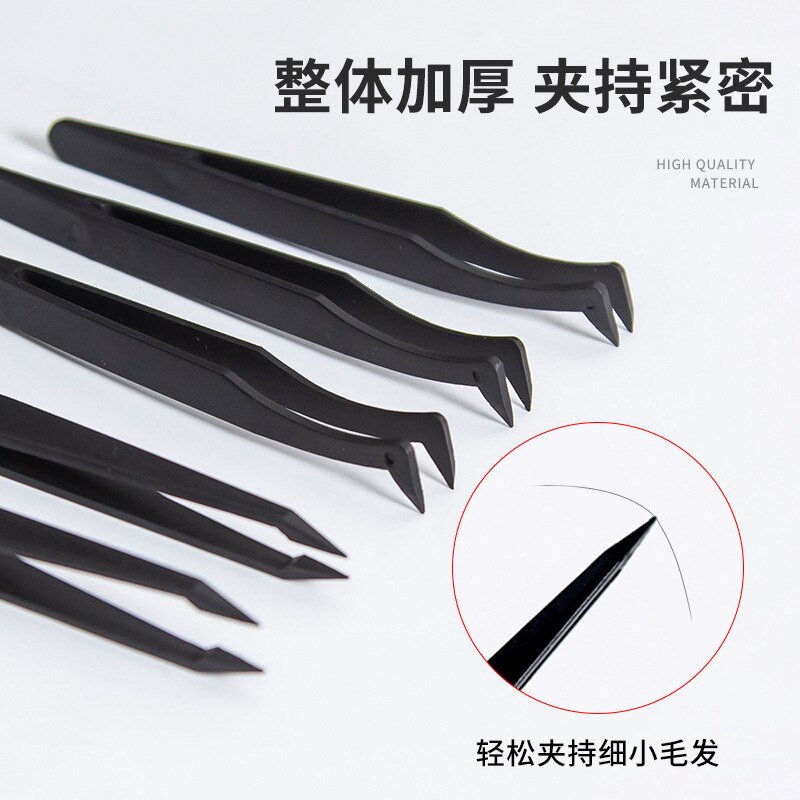 Plastic Pincet Antistatische Carbon Fiber Diy Hand Tool Puntige Elleboog Industriële Clip