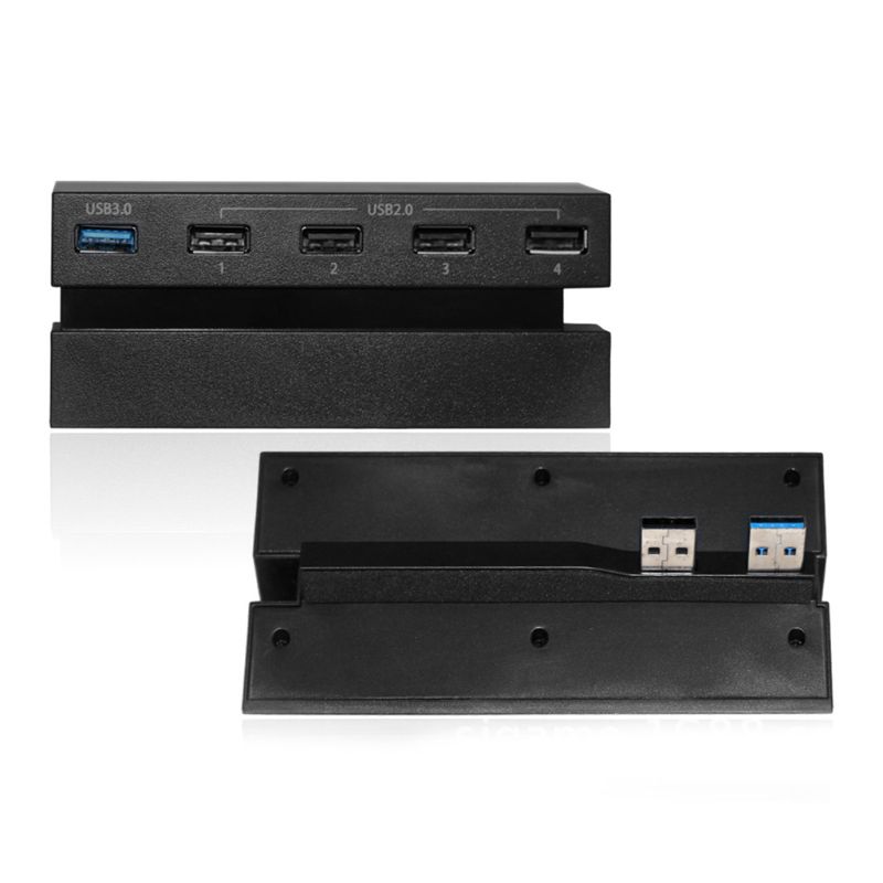 Hub extensão de 5 portas usb 3.0 2.0, adaptador de alta velocidade para sony playstation 4 ps4 dropship