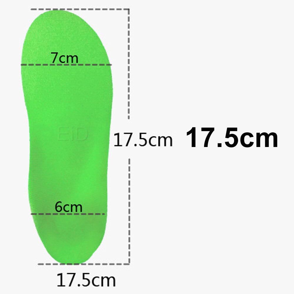 EiD 3D kids children's orthopedic insoles for shoes flat feet Arch Support insole for XO-Legs child Orthotic Insoles Foot Care: Length 17.5cm