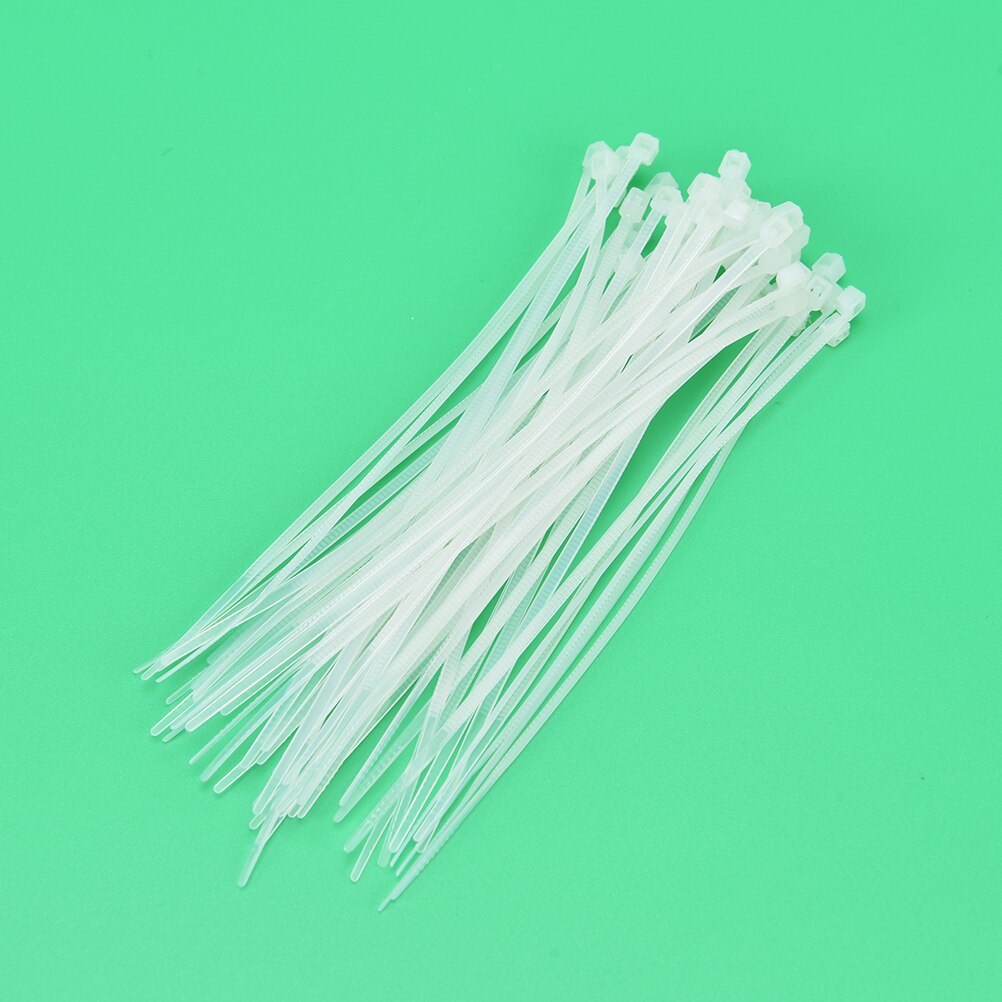 600 stuks/partij vaste kunststof band zelfborgende nylon kabelbinder band band voor draden 3*120mm