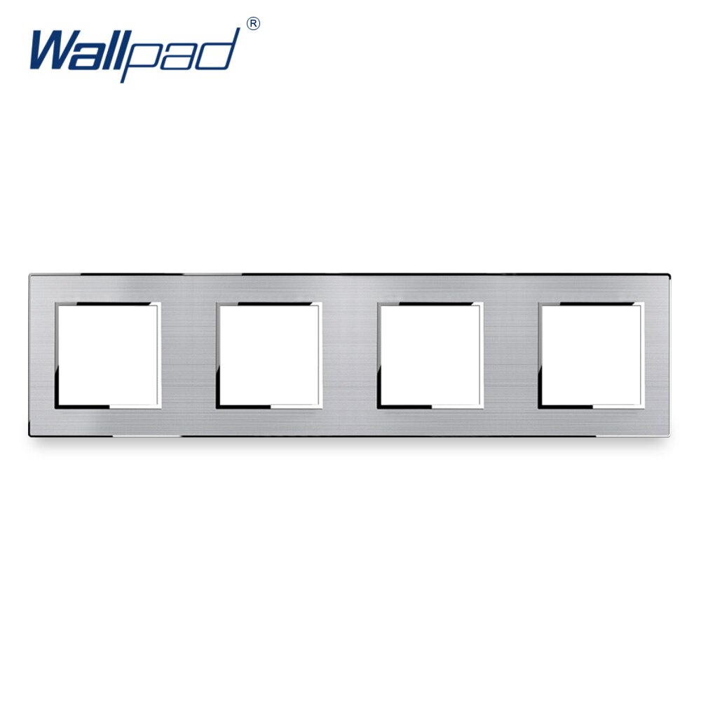 Wallpad Luxus Edelstahl Tafel Rahmen Mit Silber Grenze Hotel Tafel Vertikale und Horizont Rahmen 1 2 3 4 5 rahmen Tafel Nur: 4