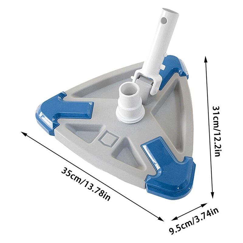 Cabezal de succión portátil para la limpieza de piscinas, compatible con bombas de agua, herramienta para suelos y rincones de difícil acceso, apto pa | Leroy Merlin